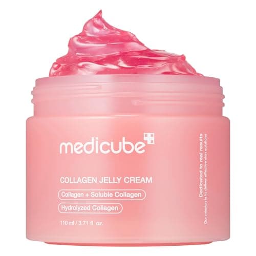 medicube Collagen Jelly Cream- Niacinamide & Freeze-Dried Hydrolyzed Collagen-Boosts skin barrier hydration & gives 24h Glow & Firmer looking skin | No artificial color, Korean skincare (3.71