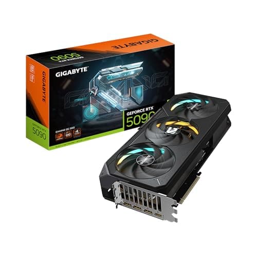 GIGABYTE GeForce RTX 5090 Gaming OC 32G Graphics Card, WINDFORCE Cooling System, 32GB 512-bit GDDR7, GV-N5090GAMING OC-32GD Video Card